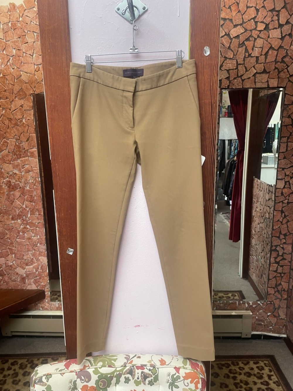 Stella McCartney  Straight Leg Dress Pants - Khaki
